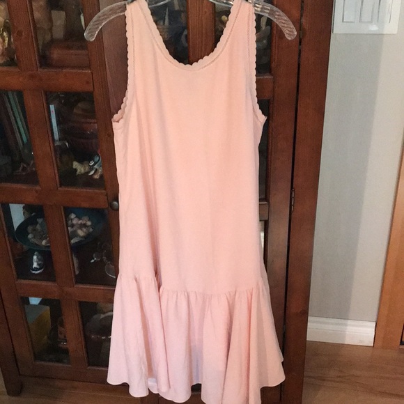 Chelsea28 Dress, Drop Waist with Ruffle Hem, Scallop Trim - Picture 4 of 4